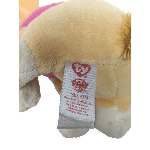Ty Beanie Boo Paw Patrol Skye Cockapoo Plush Stuffed Animal 2017 6.25" - Picture 5 of 6